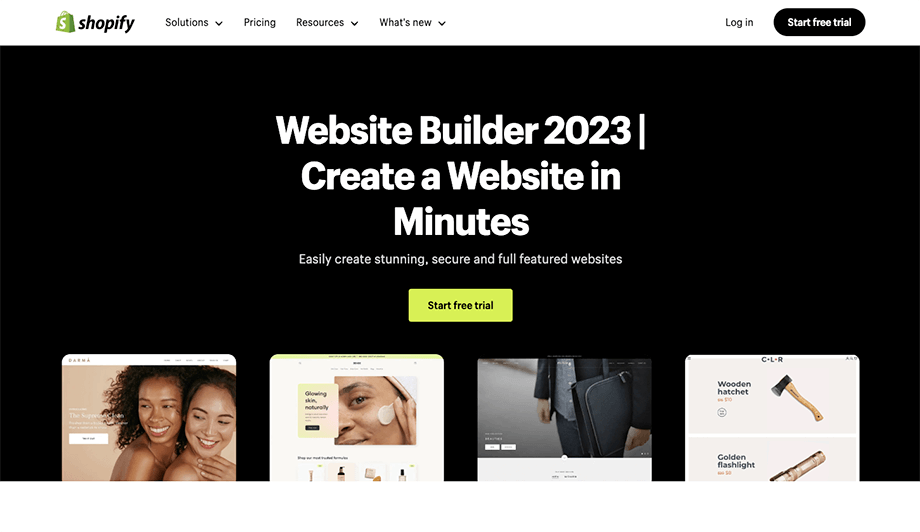 Shopify - Top 8 No-Code Website Builders - zackaira.com