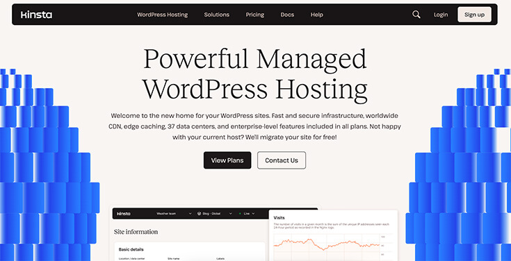 Kinsta WordPress Hosting - Best WordPress Hosting Solutions - zackaira.com