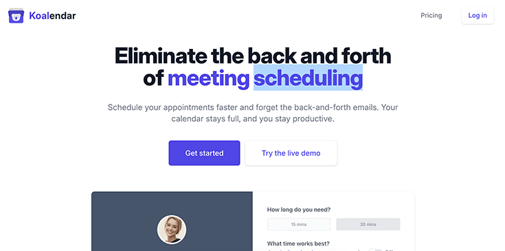 Best Online Calendar Software for Business: Koalender: Schedule Appointments Faster - zackaira.com