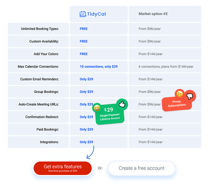 TidyCal - Scheduling software for online businesses - zackaira.com